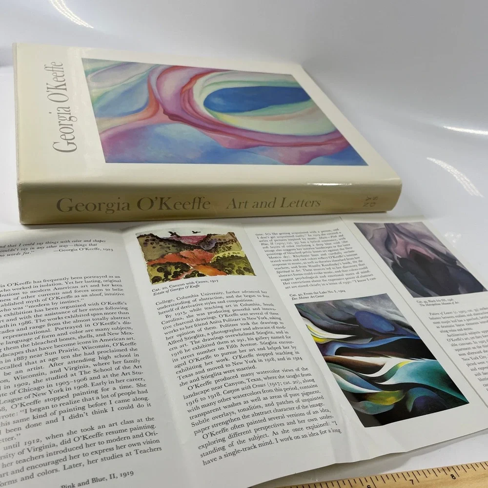 Georgia O'Keeffe Art and Letters Hardcover Book 1987 First Edition Cowart